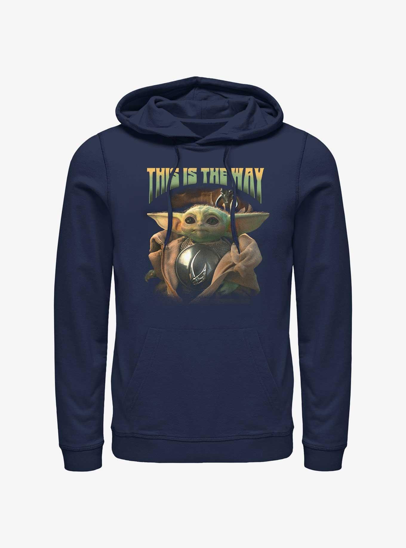 Star Wars The Mandalorian Grogu Clan of Two Hoodie BoxLunch Web Exclusive, , hi-res