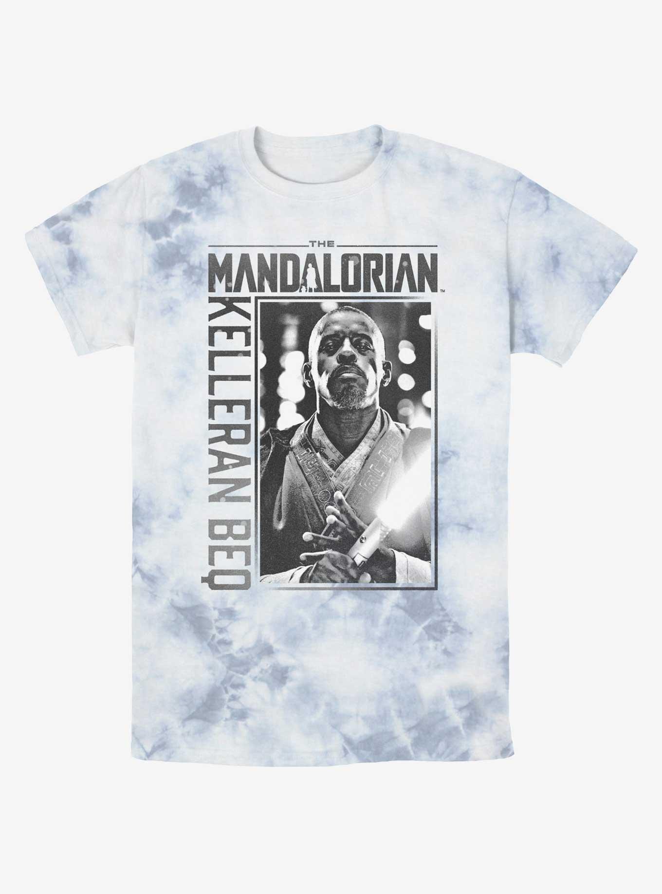 Star Wars The Mandalorian Kelleran Beq Poster Tie-Dye T-Shirt, WHITEBLUE, hi-res