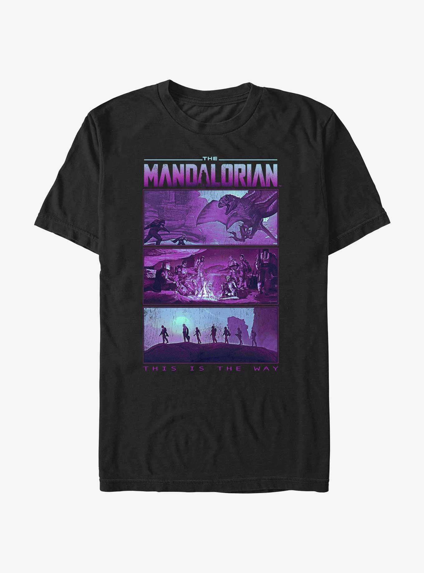 Star Wars The Mandalorian Rescue of the Foundling T-Shirt, BLACK, hi-res