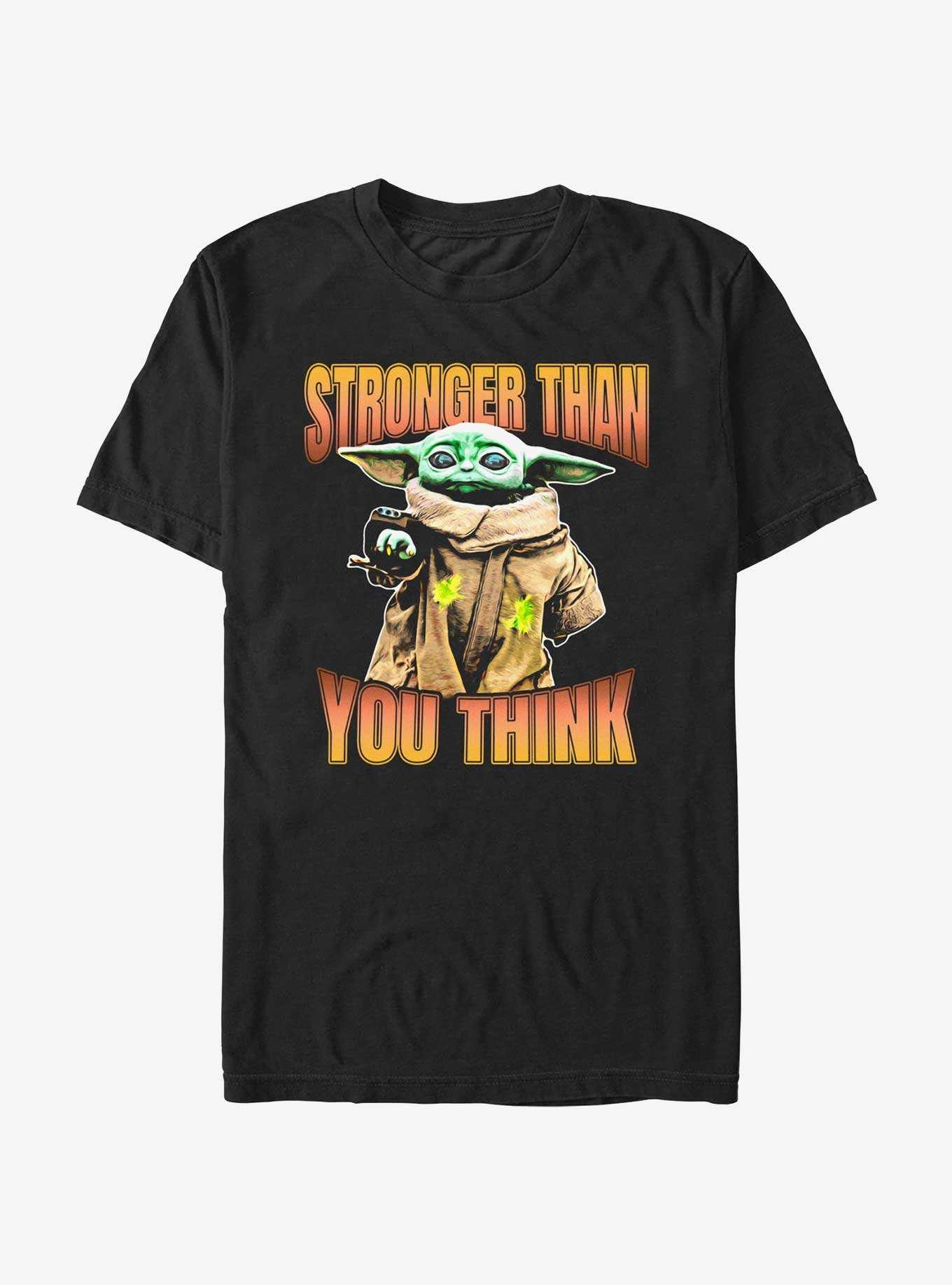 Star Wars The Mandalorian Grogu Stronger Than You Think T-Shirt, , hi-res