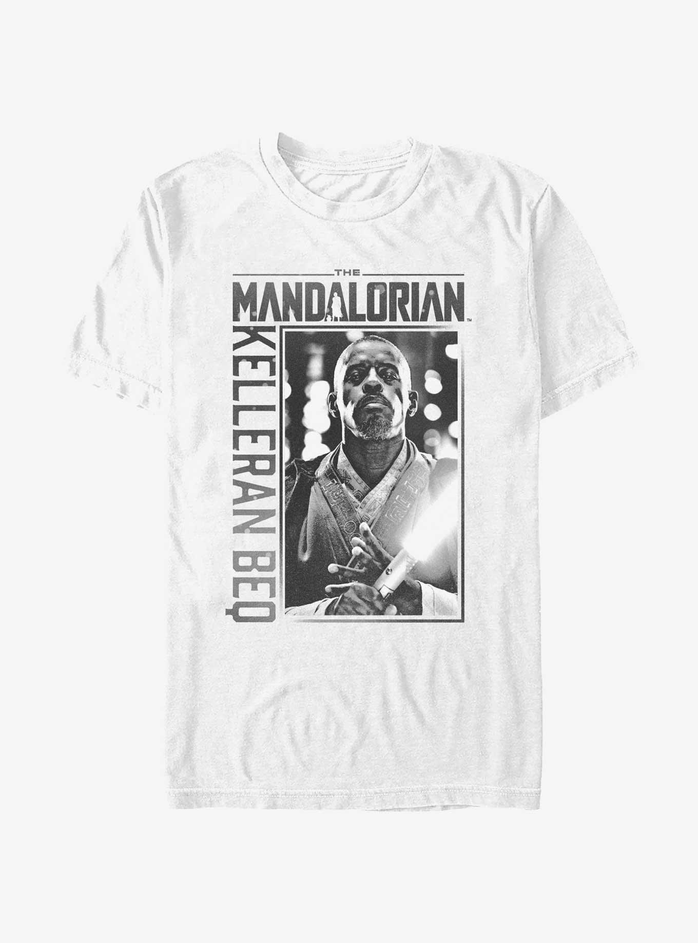 Star Wars The Mandalorian Kelleran Beq Poster T-Shirt, WHITE, hi-res