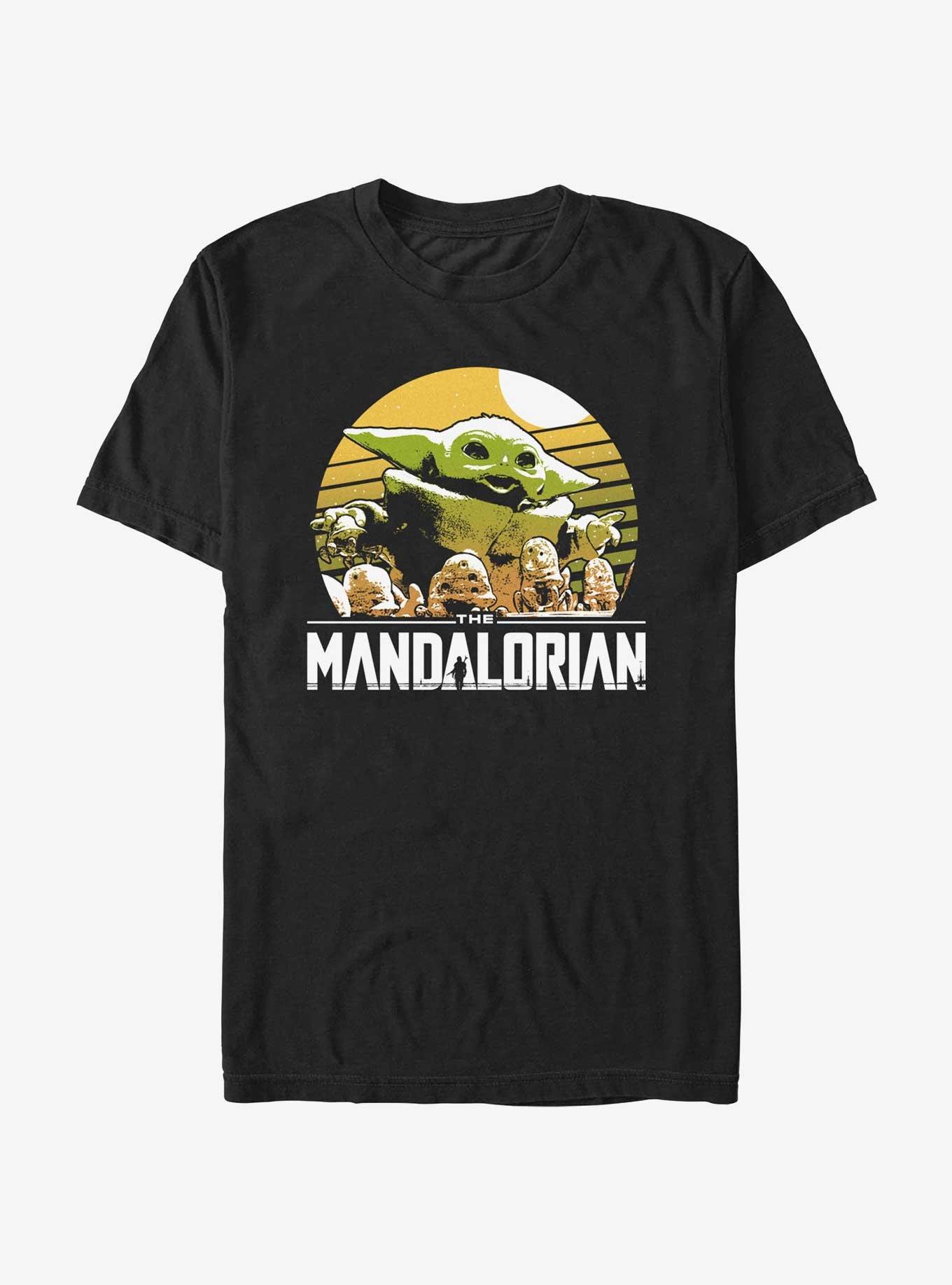 Star Wars The Mandalorian Grogu Playing With Stone Crabs T-Shirt, , hi-res