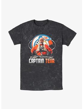 Star Wars The Mandalorian Captain Teva Mineral Wash T-Shirt, , hi-res