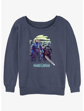 Star Wars The Mandalorian Bo-Katan Reigns Again Womens Slouchy Sweatshirt BoxLunch Web Exclusive, , hi-res