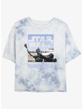 Star Wars The Mandalorian IG-12 Meiloorun Fruit Tie-Dye Womens Crop T-Shirt, , hi-res