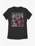 Star Wars The Mandalorian Squad Din Djarin Grogu Paz Vizsla & Bo-Katan Womens T-Shirt BoxLunch Web Exclusive, BLACK, hi-res