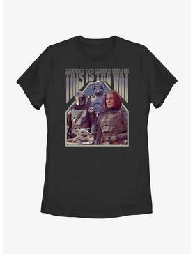 Star Wars The Mandalorian Squad Din Djarin Grogu Paz Vizsla & Bo-Katan Womens T-Shirt BoxLunch Web Exclusive, , hi-res