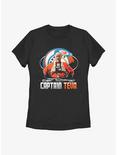 Star Wars The Mandalorian Captain Teva Womens T-Shirt, BLACK, hi-res