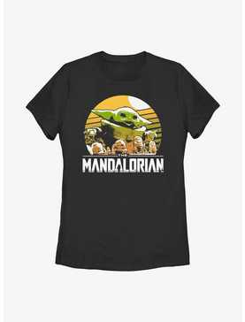 Star Wars The Mandalorian Grogu Playing With Stone Crabs Womens T-Shirt, , hi-res