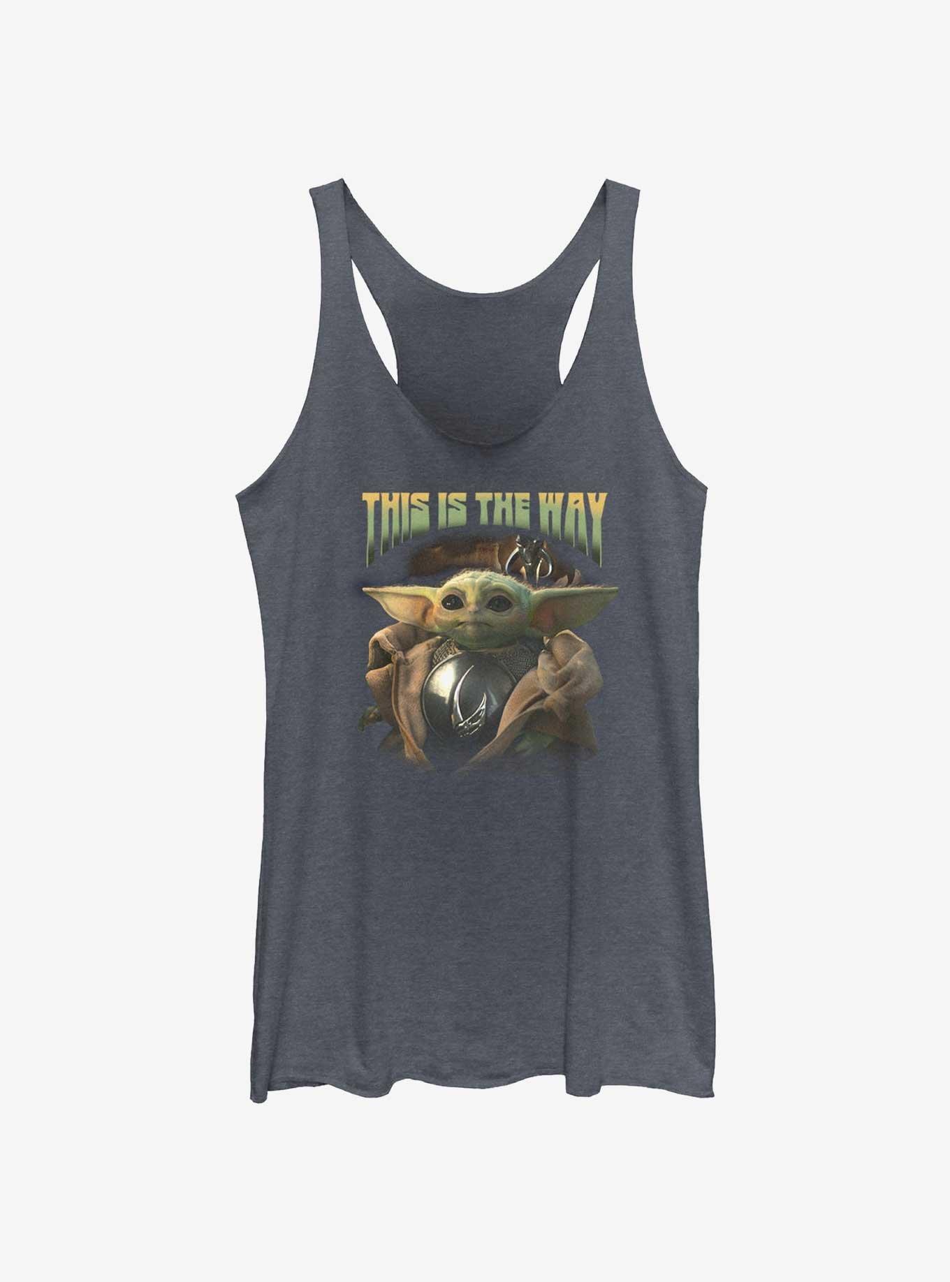 Star Wars The Mandalorian Grogu Clan of Two Womens Tank Top BoxLunch Web Exclusive Top, , hi-res