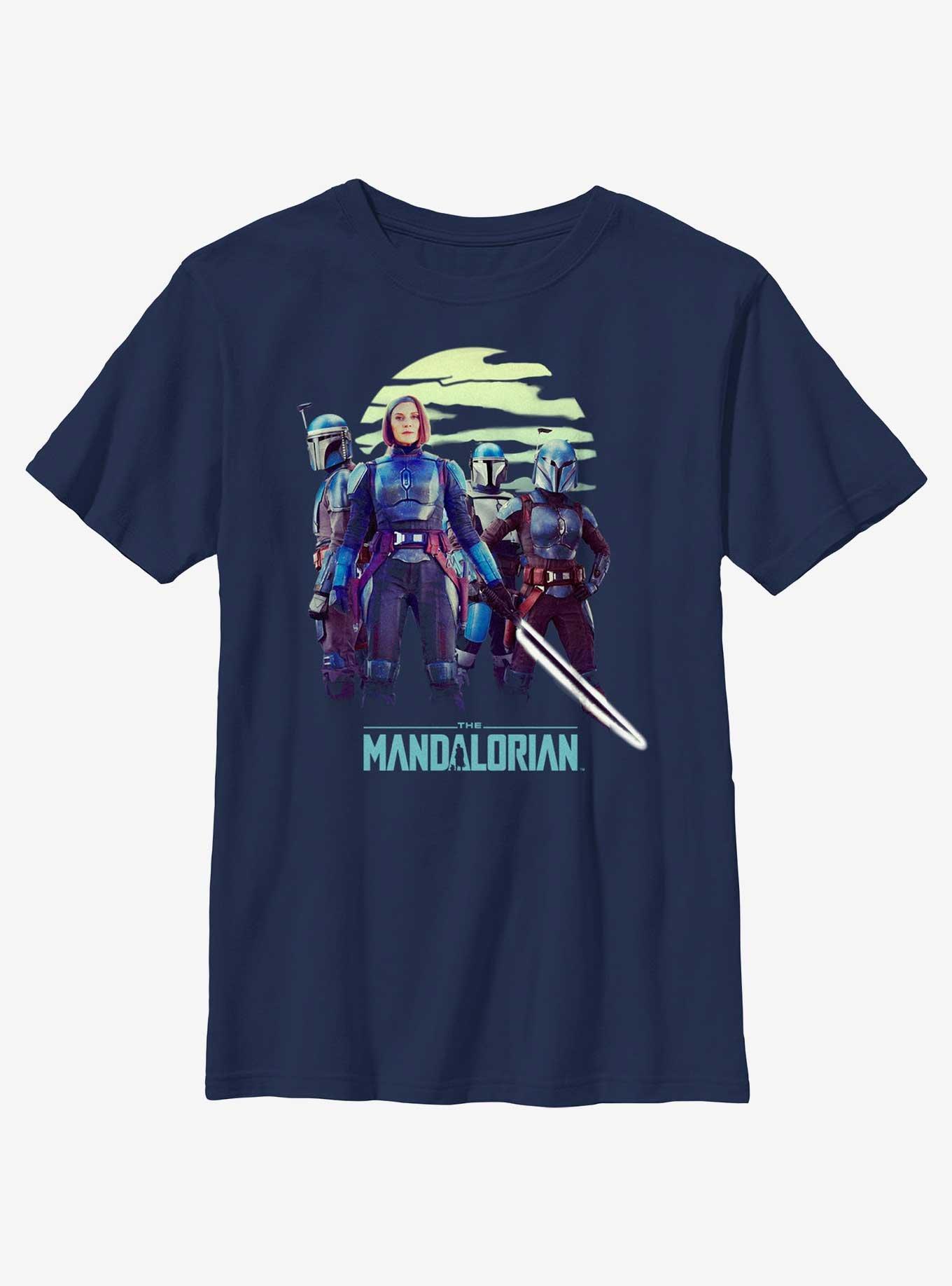 Star Wars The Mandalorian Bo-Katan Reigns Again Youth T-Shirt BoxLunch Web Exclusive, , hi-res