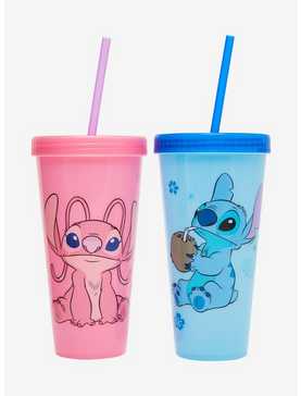 Disney Lilo & Stitch: The Series Angel & Stitch Color Change Carnival Cup Set, , hi-res
