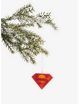 Hallmark Ornaments DC Comics Superman Glitter Logo Ornament, , hi-res