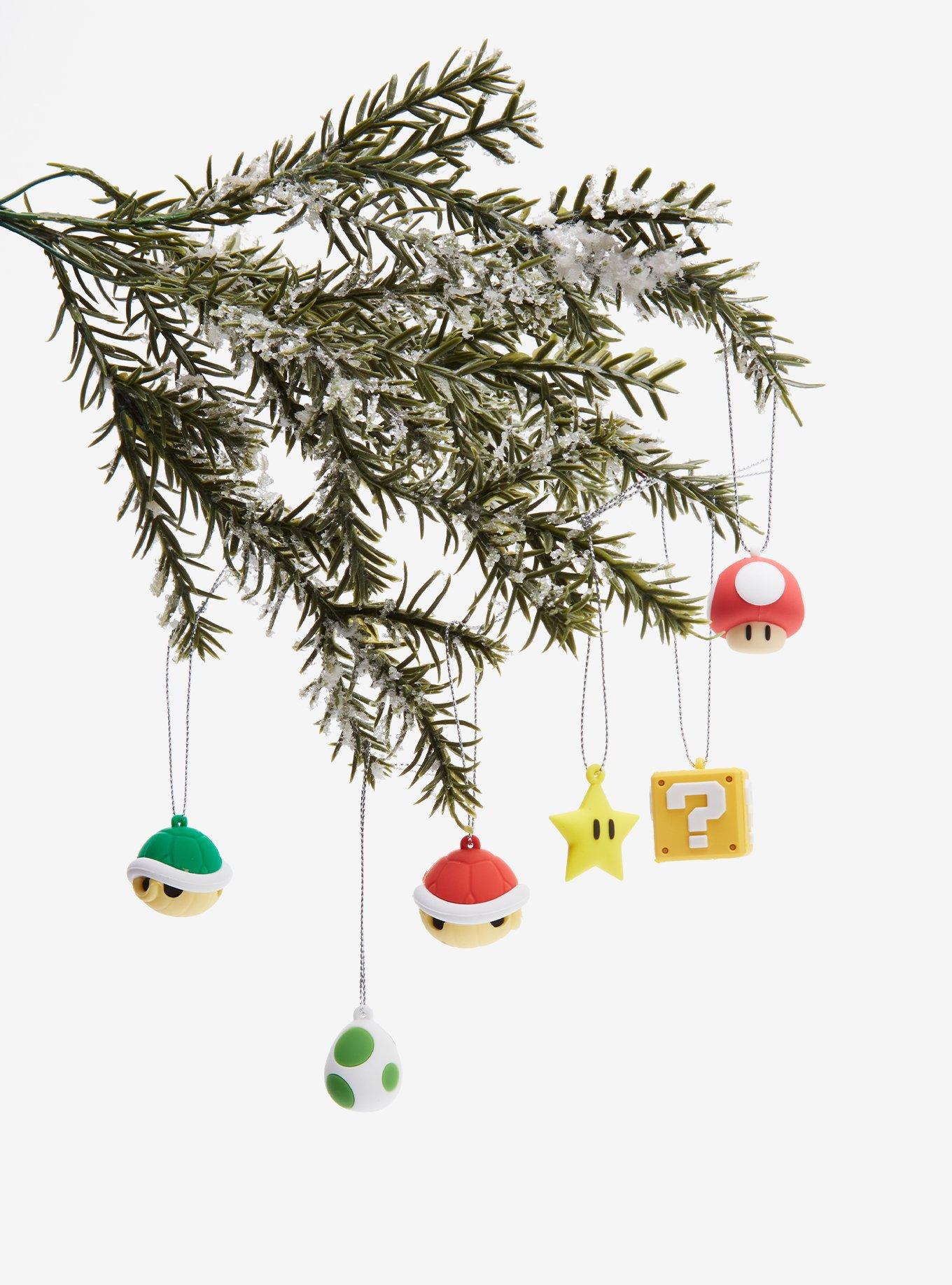 Hallmark Ornaments Nintendo Super Mario Icons Ornament Set, , hi-res