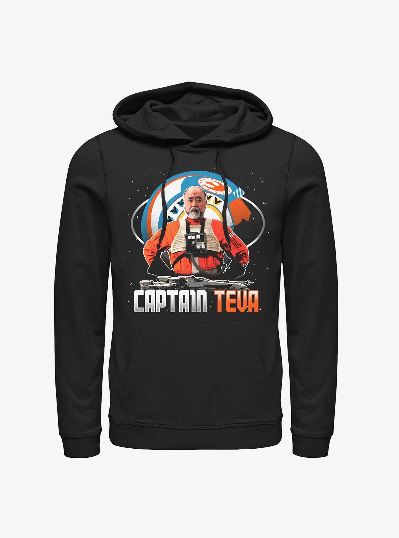 Star Wars The Mandalorian Captain Teva Hoodie, BLACK, hi-res