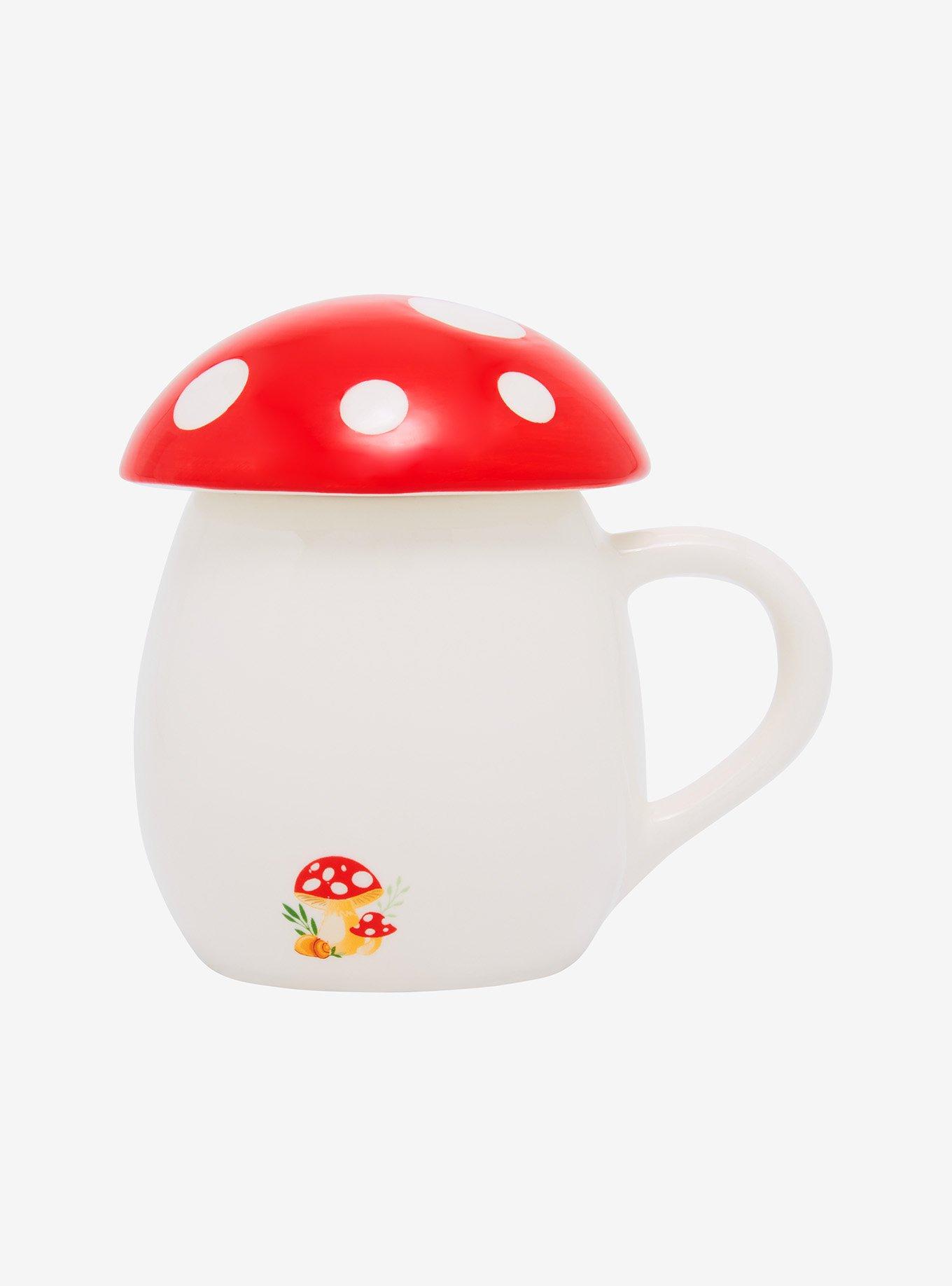 Mushroom Figural Mug & Lid Set , , hi-res