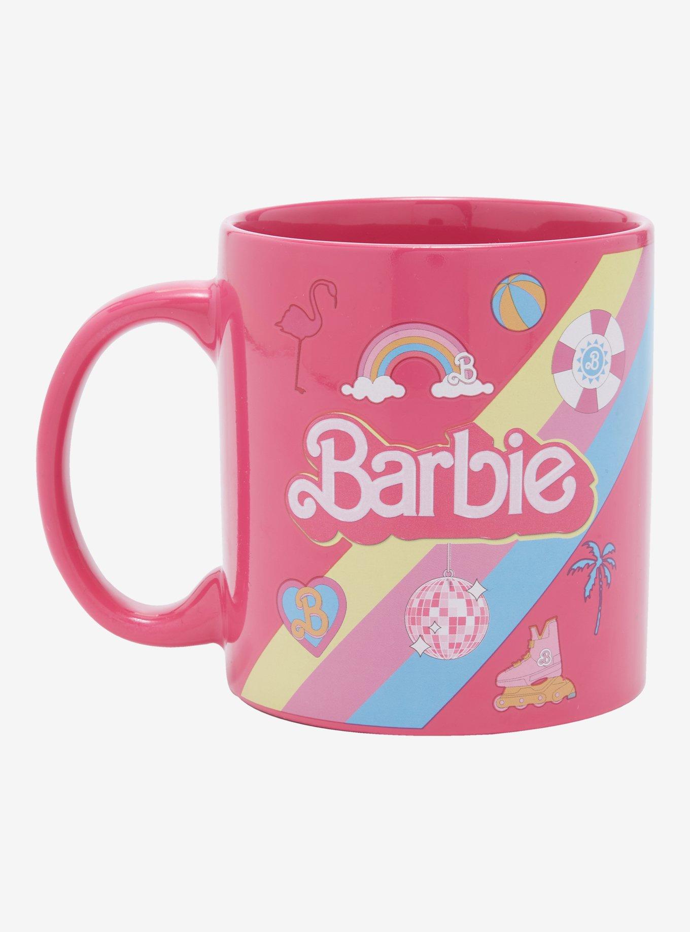 Barbie Colorful Icons Mug - BoxLunch Exclusive, , hi-res