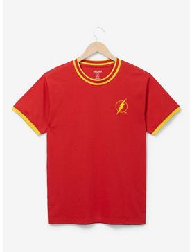 DC Comics The Flash Logo Ringer T-Shirt - BoxLunch Exclusive, , hi-res