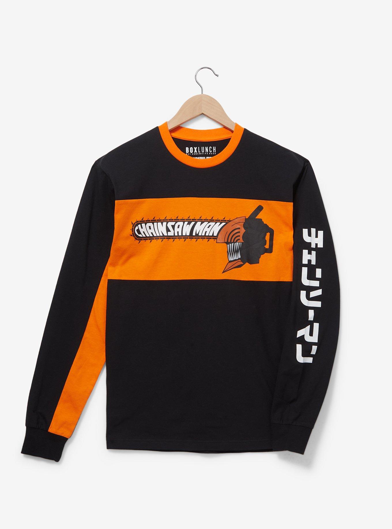 Chainsaw Man Paneled Denji Long Sleeve T-Shirt - BoxLunch Exclusive, , hi-res