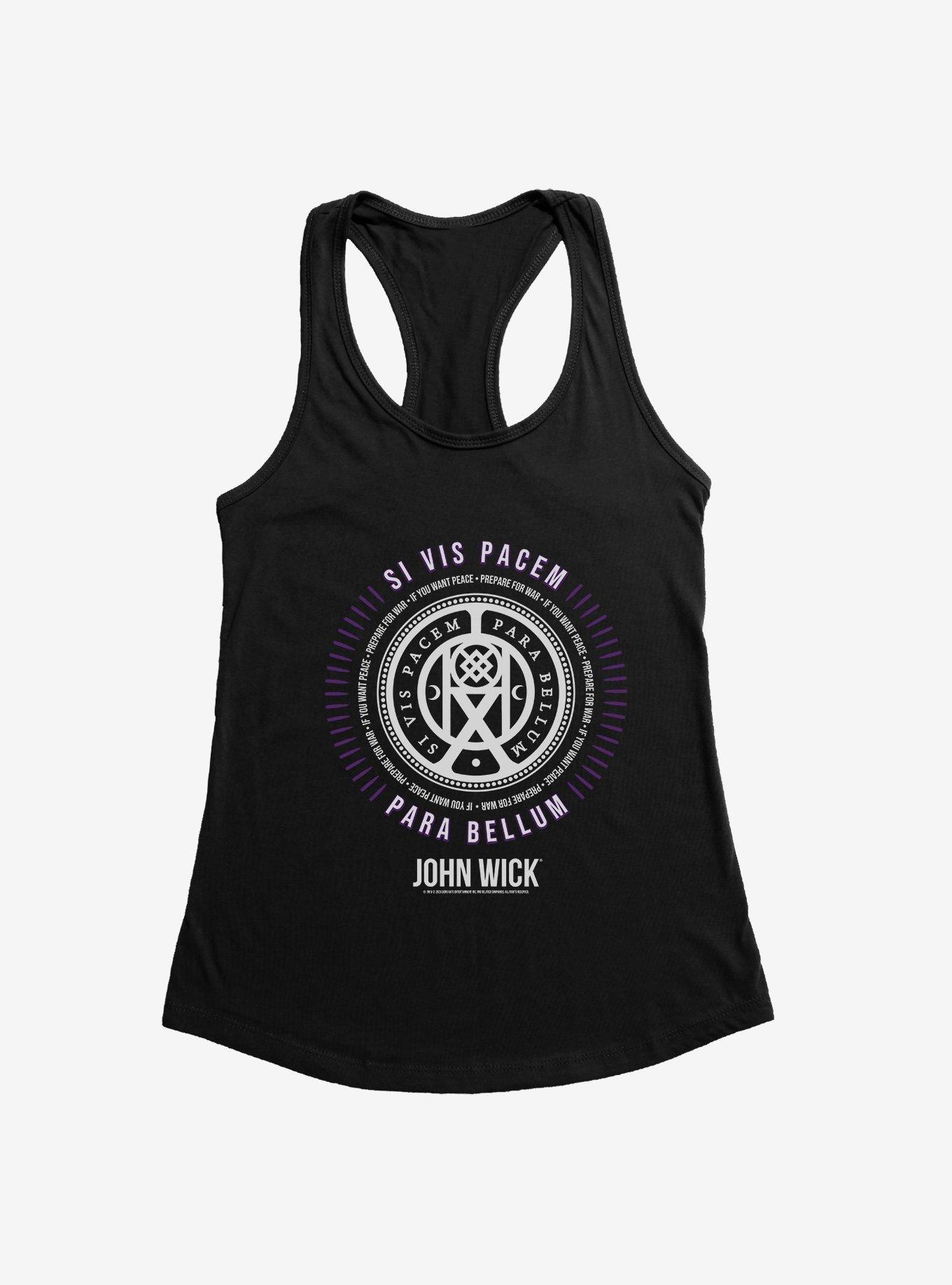 John Wick Si Vis Pacem Para Bellum Womens Tank Top, , hi-res