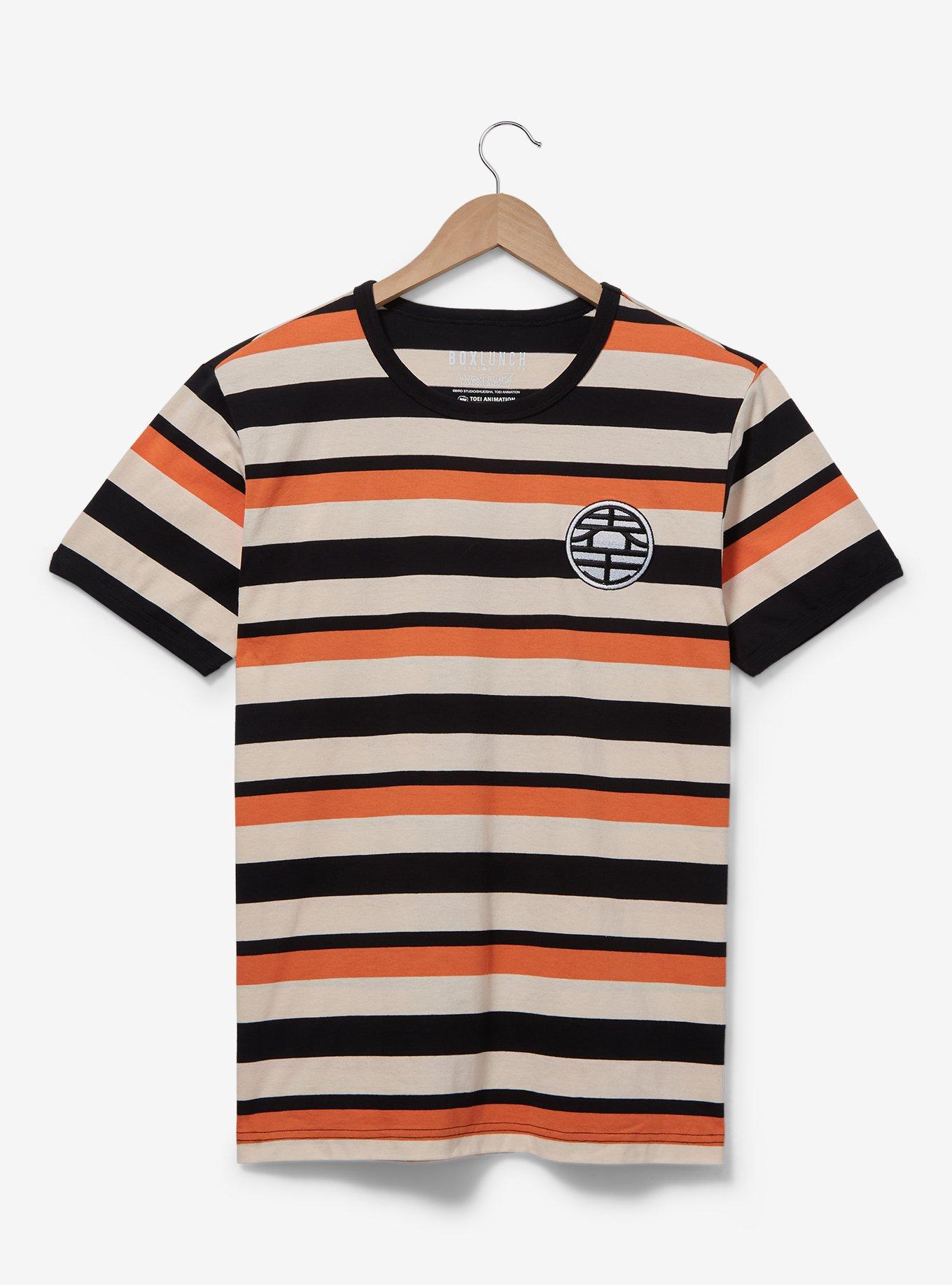 Dragon Ball Z Symbol Striped T-Shirt - BoxLunch Exclusive, MULTI, hi-res