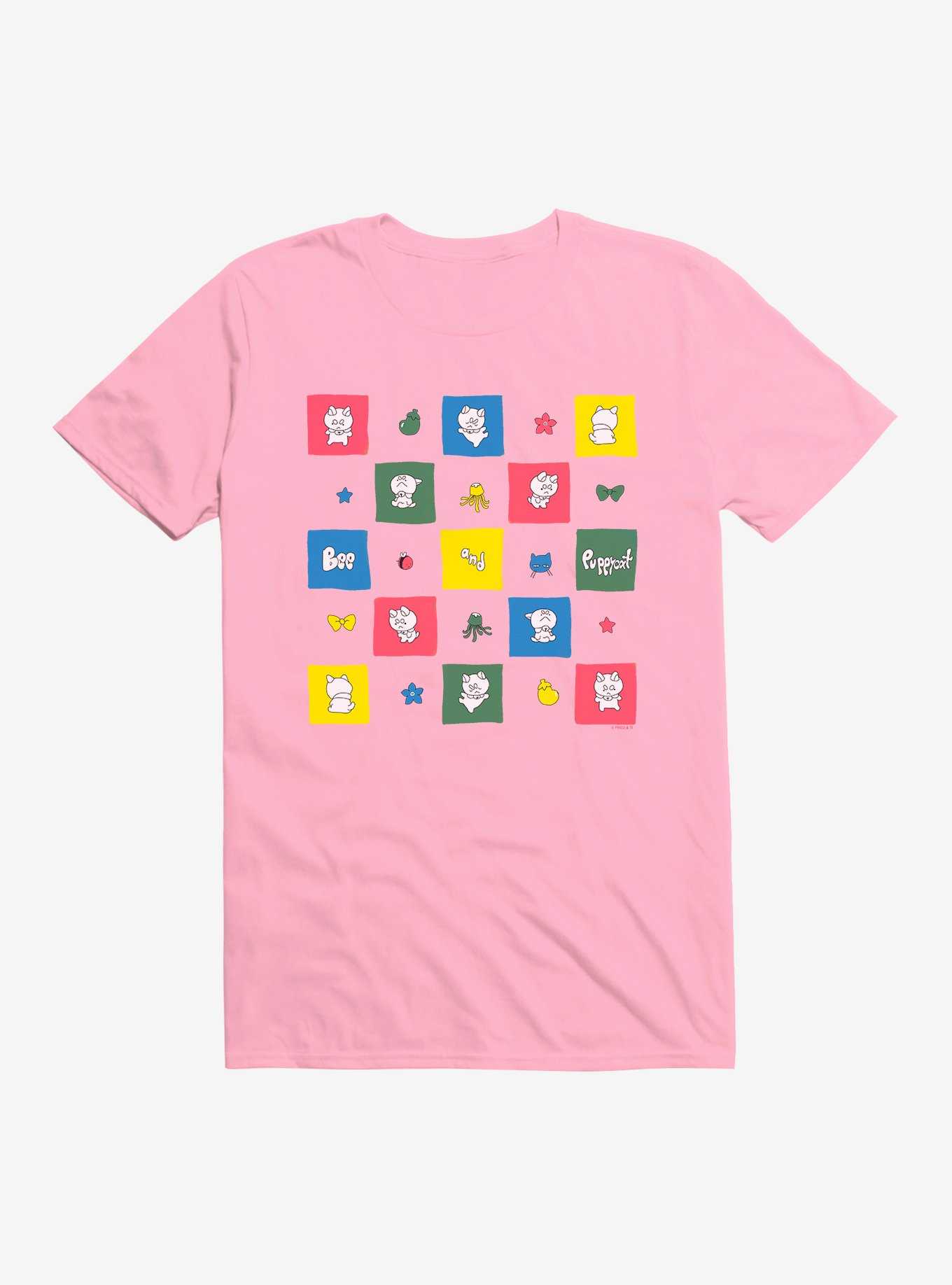 Bee And Puppycat Checkerboard Icons T-Shirt, , hi-res