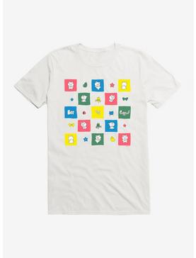 Plus Size Bee And Puppycat Checkerboard Icons T-Shirt, , hi-res