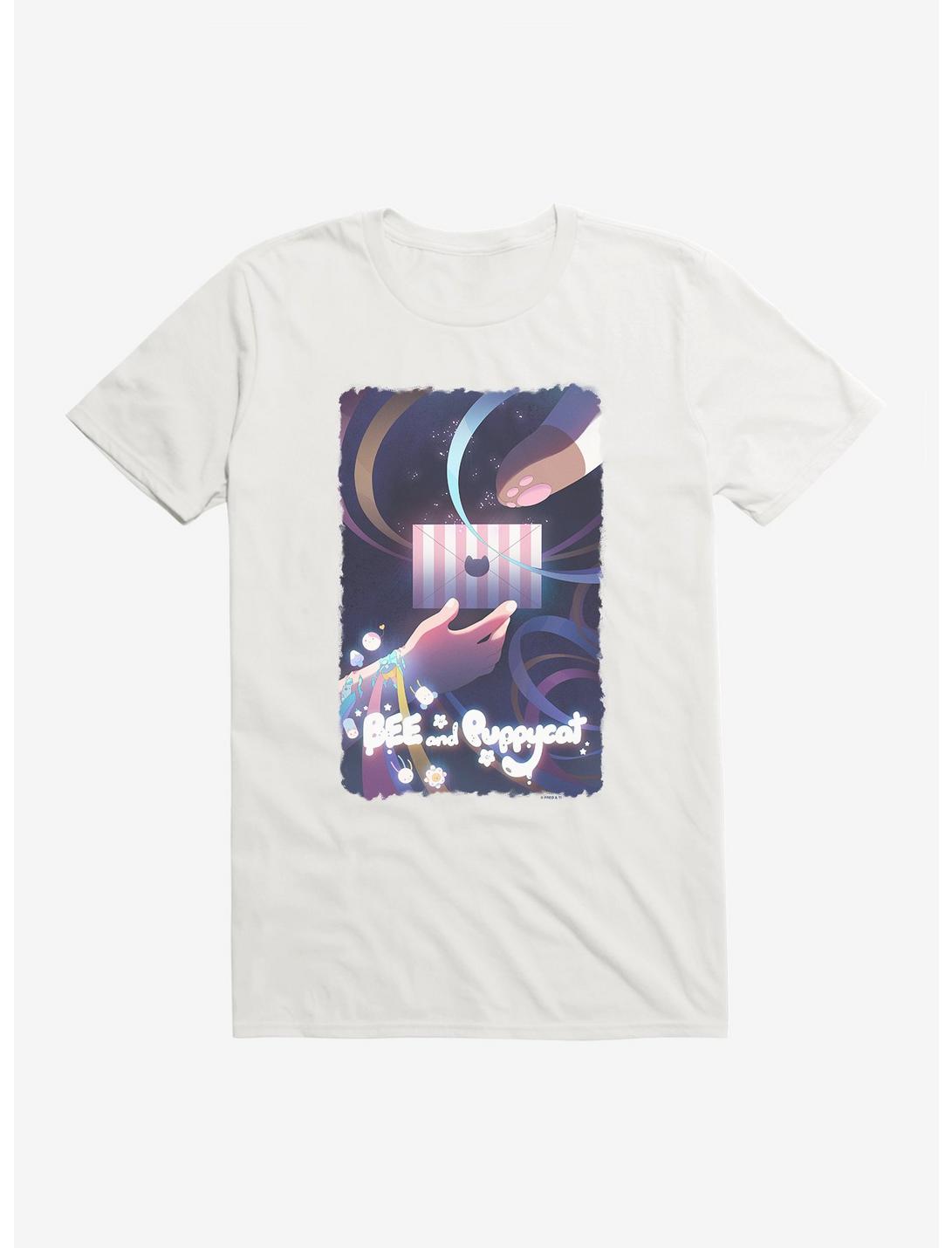 Bee And Puppycat Work Assignment Envelope T-Shirt, WHITE, hi-res