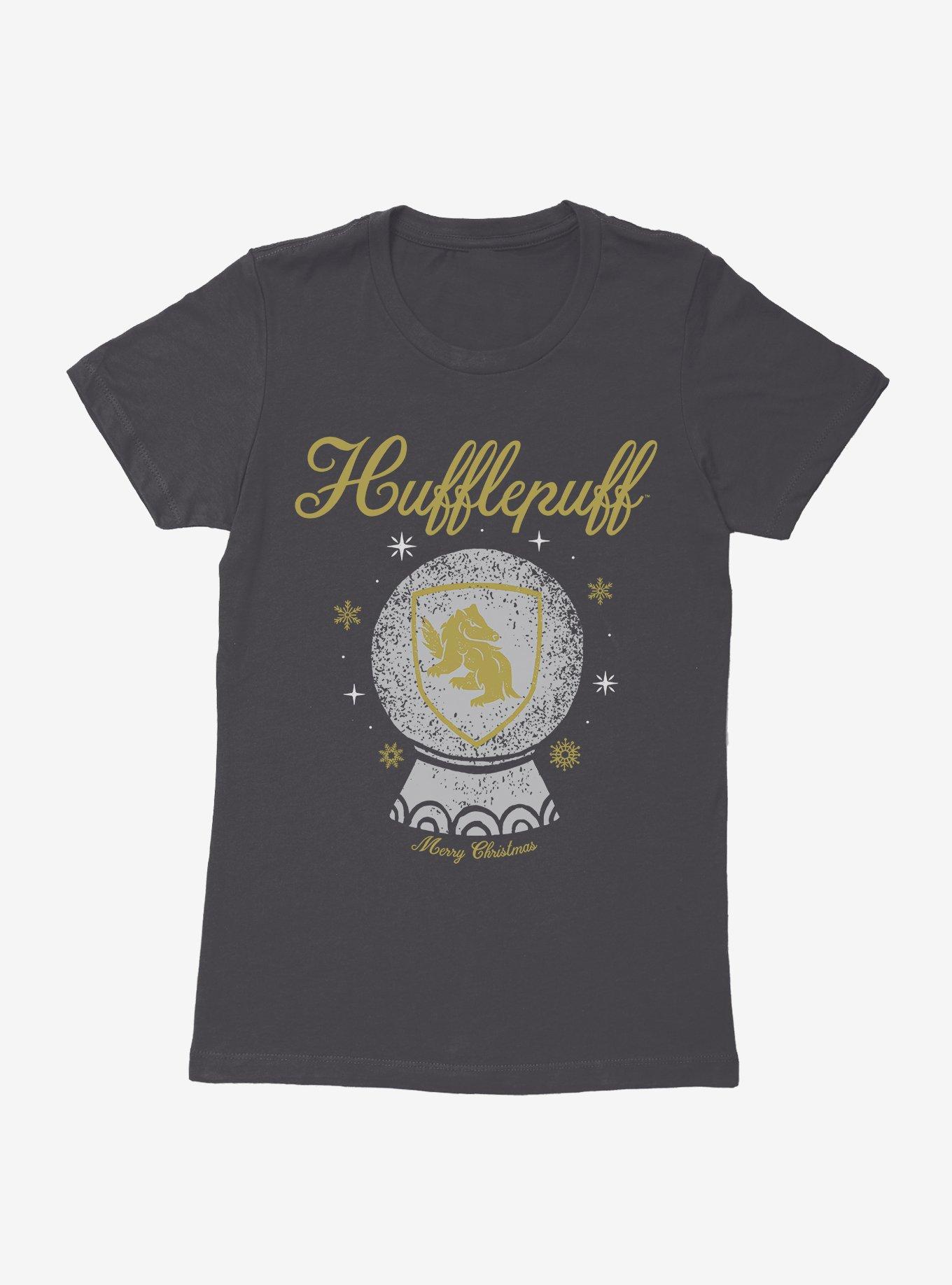 Harry Potter Snow Globe Hufflepuff Womens T-Shirt