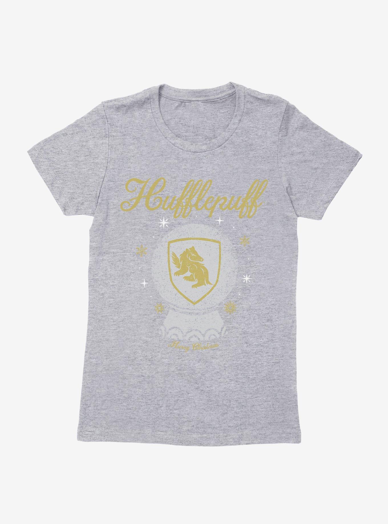 Harry Potter Snow Globe Hufflepuff Womens T-Shirt
