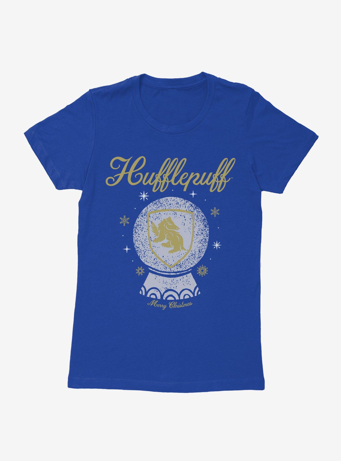 Harry Potter Snow Globe Hufflepuff Womens T-Shirt