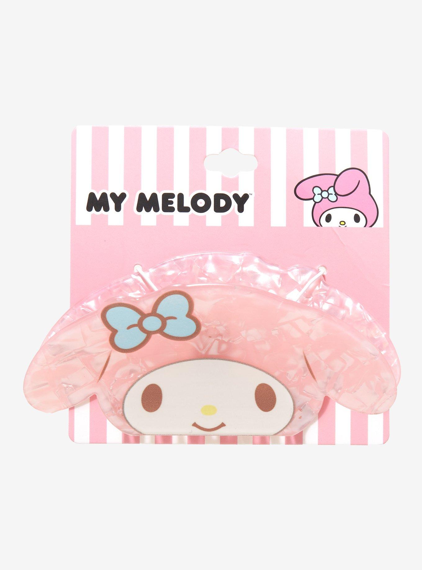 My Melody Face Pearlescent Claw Hair Clip, , hi-res