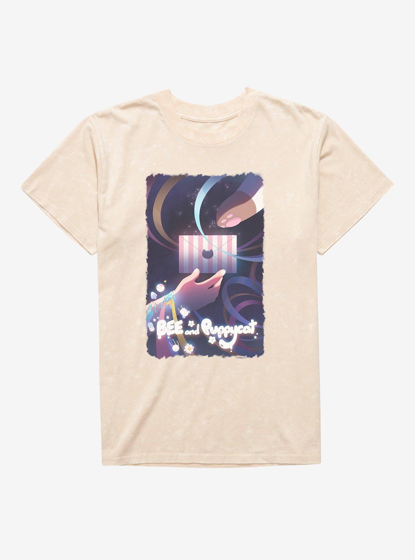 THRDLESS Bee And Puppycat Work Assignment Envelope Mineral Wash T-Shirt
