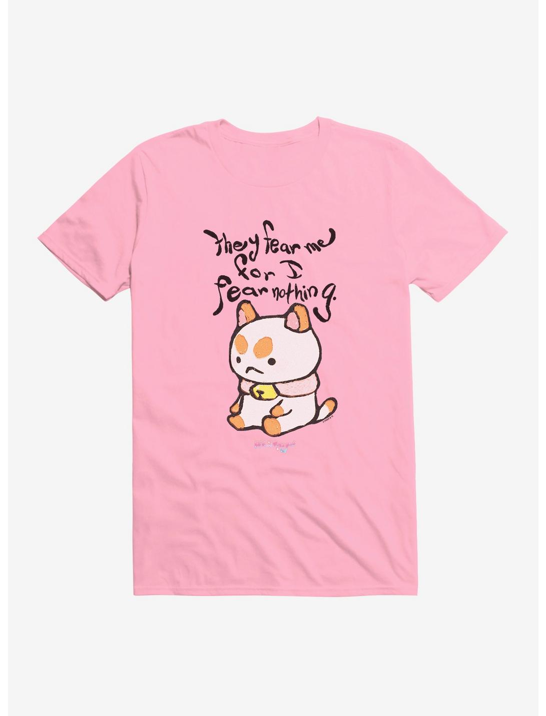 Bee And Puppycat I Fear Nothing T-Shirt, LIGHT PINK, hi-res