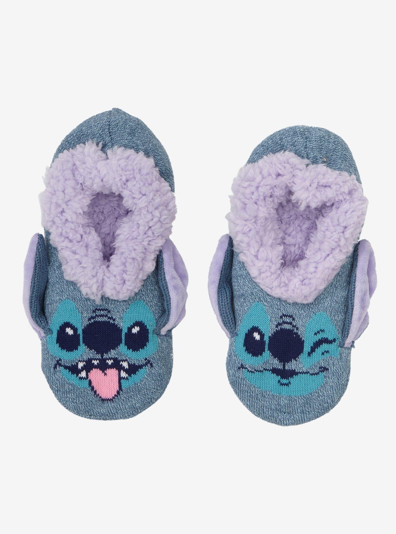 Disney Lilo & Stitch Face Mismatch Cozy Slipper Socks | Hot Topic