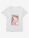Bee And Puppycat Group Poster Girls T-Shirt Plus Size, WHITE, hi-res