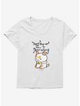 Bee And Puppycat I Fear Nothing Girls T-Shirt Plus Size, WHITE, hi-res