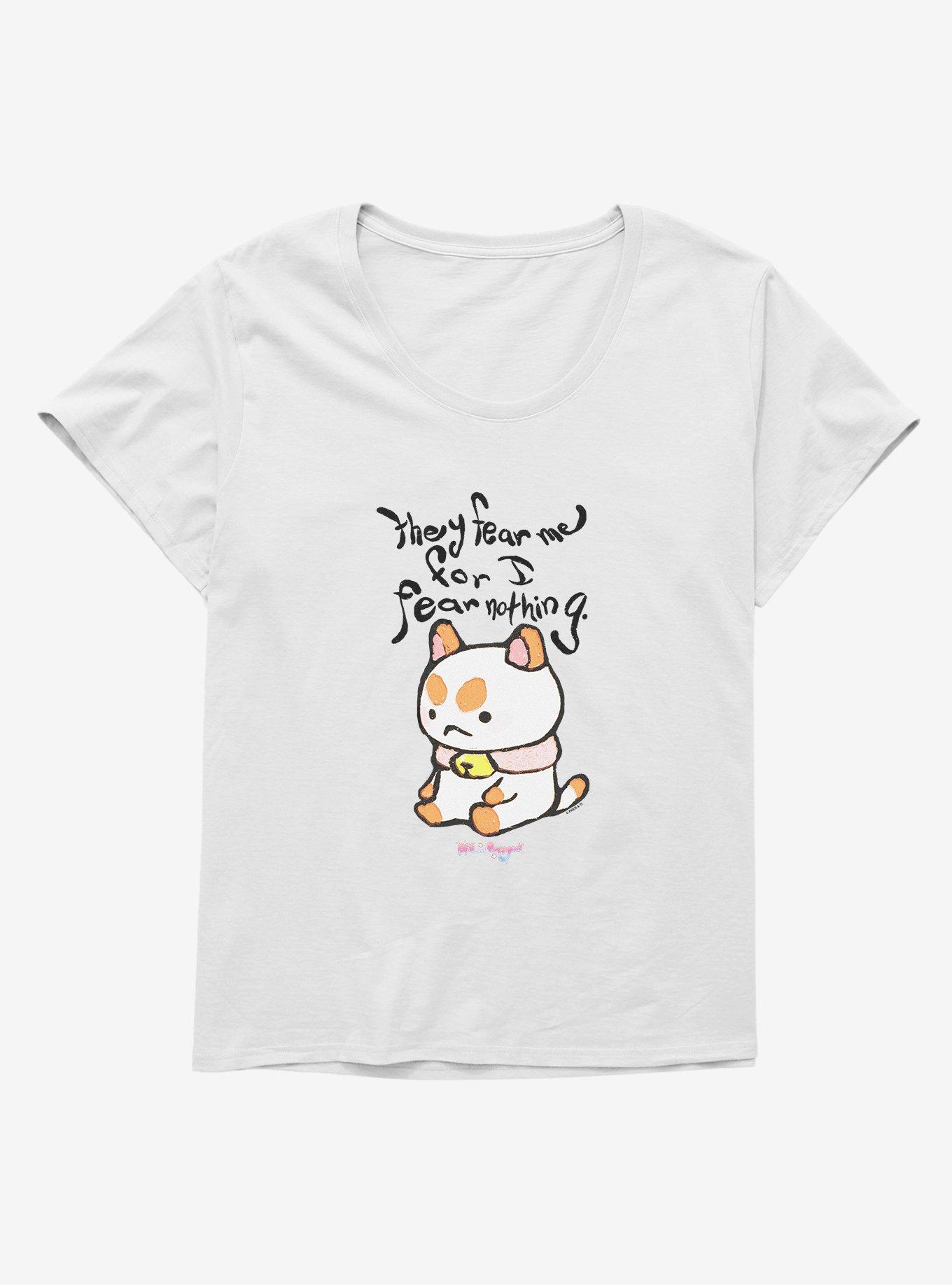 Bee And Puppycat I Fear Nothing Girls T-Shirt Plus Size, , hi-res