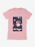 Bee And Puppycat Space Flowers Poster Womens T-Shirt, LIGHT PINK, hi-res