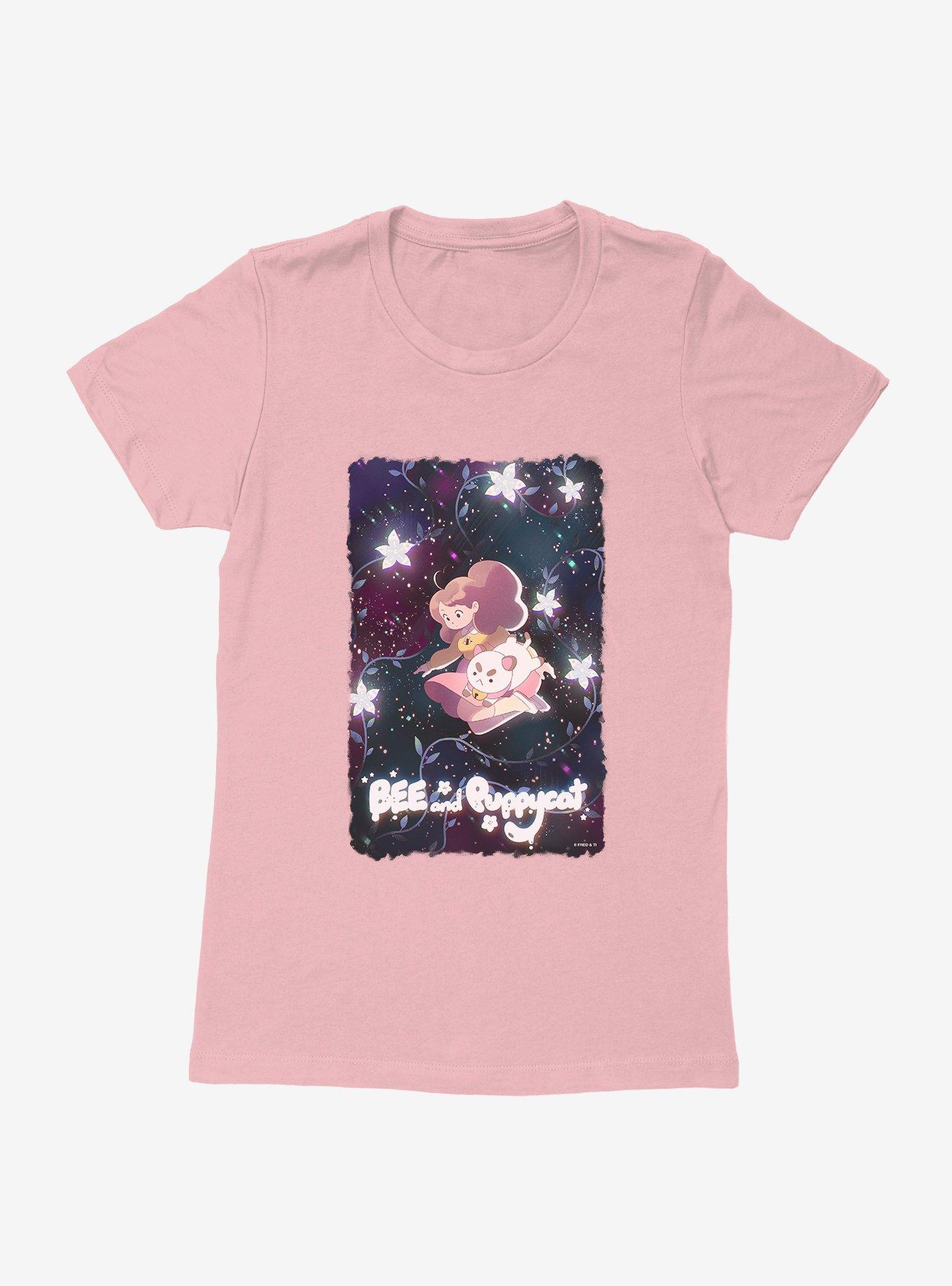 Bee And Puppycat Space Flowers Poster Womens T-Shirt, , hi-res
