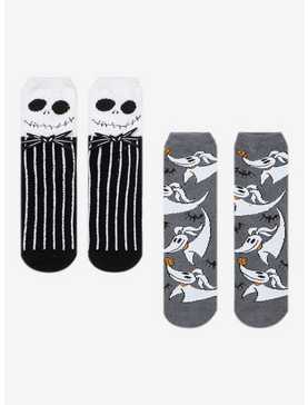 The Nightmare Before Christmas Jack & Zero Fuzzy Socks 2 Pair, , hi-res