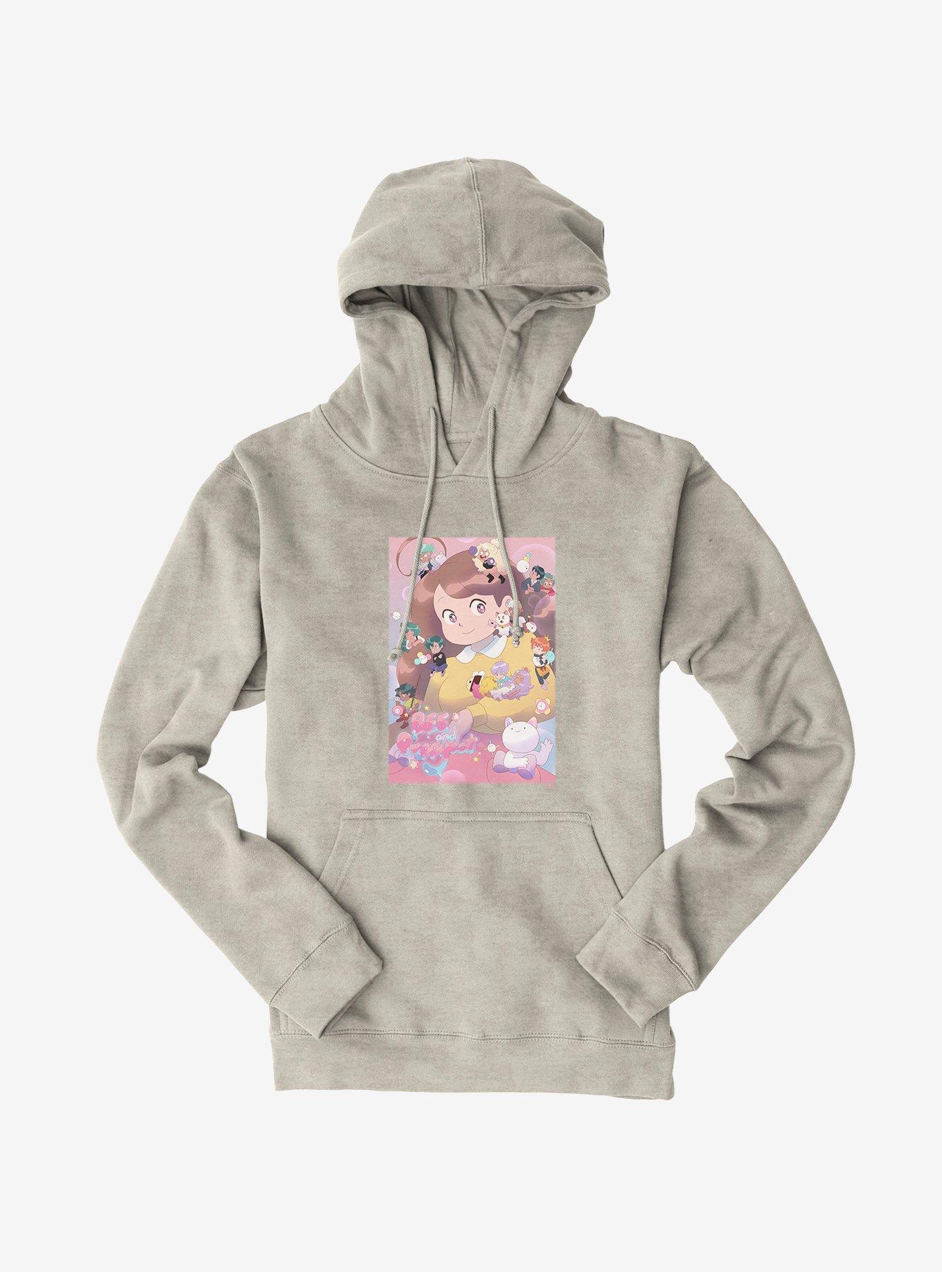 Bee And Puppycat Group Poster Hoodie, OATMEAL HEATHER, hi-res