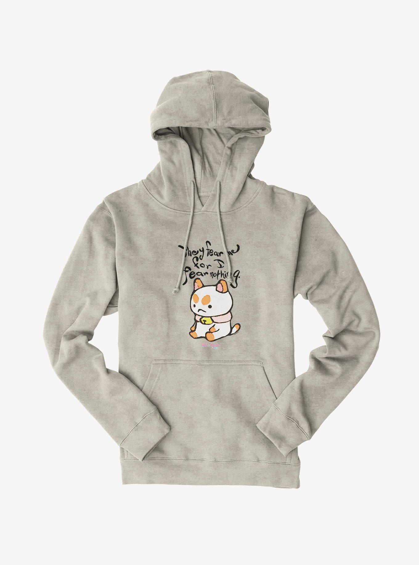 Bee And Puppycat I Fear Nothing Hoodie, OATMEAL HEATHER, hi-res
