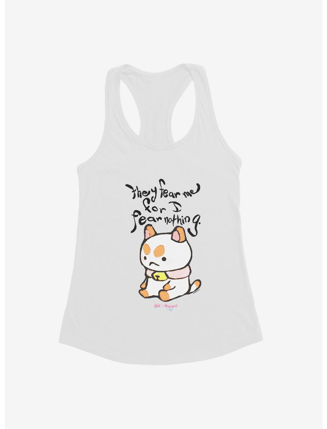 Bee And PuppyCat I Fear Nothing Womens Tank Top, WHITE, hi-res