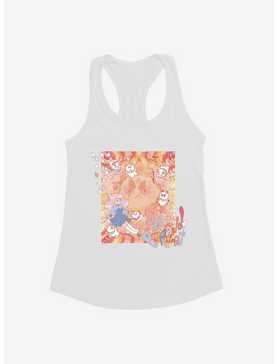 Bee And Puppycat Watercolor Art Flowers Womens Tank Top, , hi-res