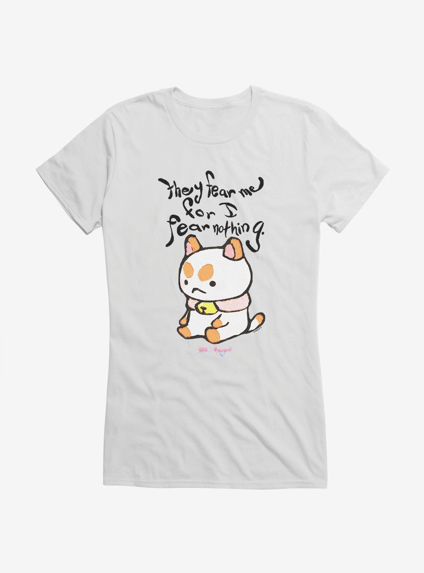 Bee And PuppyCat I Fear Nothing Girls T-Shirt, WHITE, hi-res