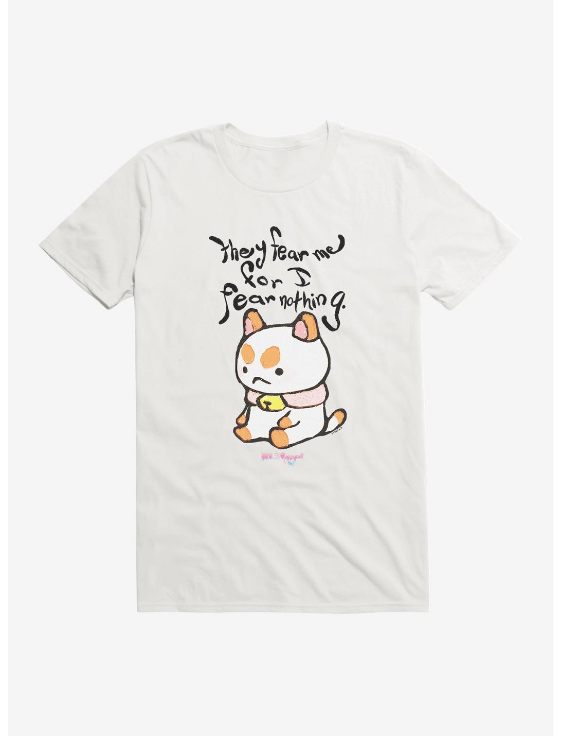 Bee And Puppycat I Fear Nothing T-Shirt, WHITE, hi-res