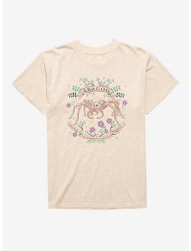 Harry Potter Aragog Spider Flowers Mineral Wash T-Shirt, , hi-res
