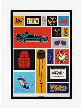 Back To The Future Icons Framed Poster, , hi-res