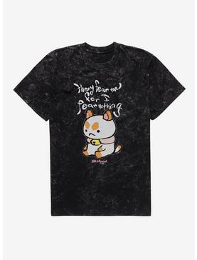 Plus Size Bee And Puppycat I Fear Nothing Mineral Wash T-Shirt, , hi-res